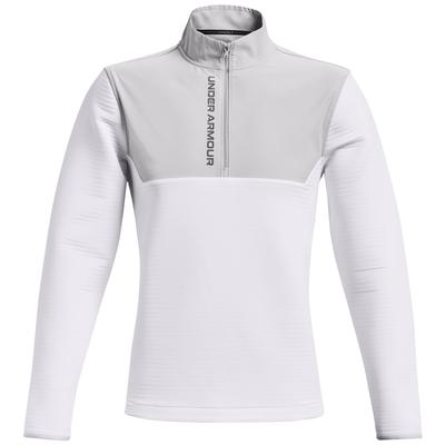 Under Armour Storm Daytona Half Zip Golf Top - White - thumbnail image 1