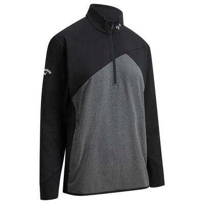 Callaway Aquapel Quarter Zip Golf Pullover - Black - thumbnail image 1