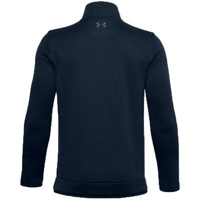 Under Armour Boys Sweaterfleece 1/2 Zip Golf Top - Navy - thumbnail image 2