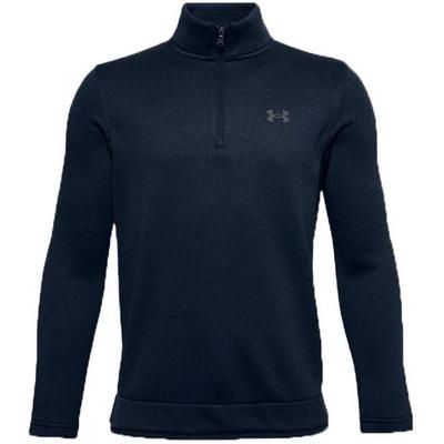 Under Armour Boys Sweaterfleece 1/2 Zip Golf Top - Navy - thumbnail image 1