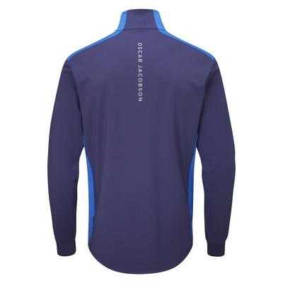 Oscar Jacobson Thornton Golf Sweater - Navy  - thumbnail image 2