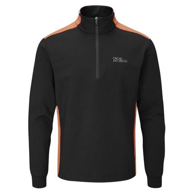 Oscar Jacobson Thornton Golf Sweater - Black