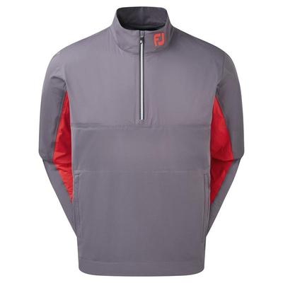 FootJoy HydroKnit 1/2 Zip Waterproof Golf Jacket - Charcoal - thumbnail image 1