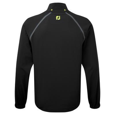 FootJoy HydroTour Waterproof Rain Golf Jacket - Black/Charcoal - thumbnail image 2