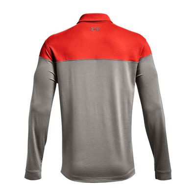 Under Armour Long Sleeve Playoff Golf Polo Shirt - Orange - thumbnail image 2