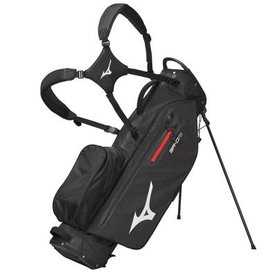 Mizuno BR-DR1 Waterproof Golf Stand Bag - Black/Silver