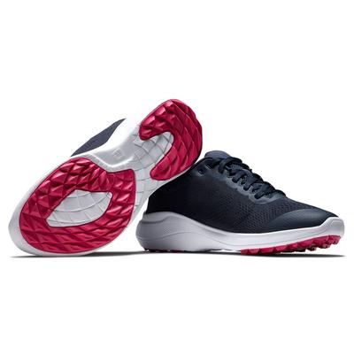 FootJoy Flex Women's Golf Shoe - Navy/White - thumbnail image 4