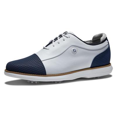 FootJoy Traditions Women's Golf Shoe - White/Navy - thumbnail image 5