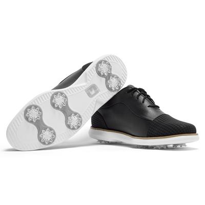 FootJoy Traditions Women Golf Shoe - Black - thumbnail image 4