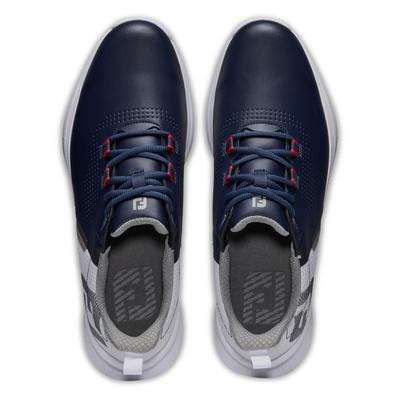 FootJoy Fuel Golf Shoe - Navy/White/Red - thumbnail image 2