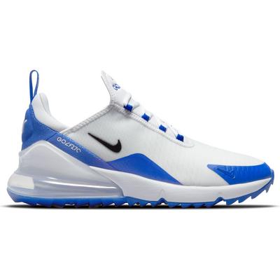 Nike Air Max 270 G Golf Shoes - White/Black/Racer Blue/Pure Platinum