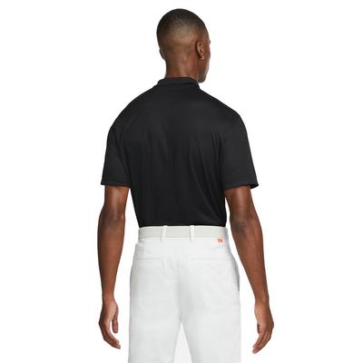 Nike Dri-Fit Victory Solid Polo Shirt - Black/White - thumbnail image 2