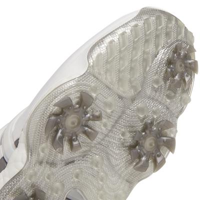 adidas TOUR360 22 Golf Shoe - White/White/Grey/Silver - thumbnail image 6