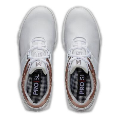 FootJoy Pro SL Women's Golf Shoe - White/Rose - thumbnail image 6