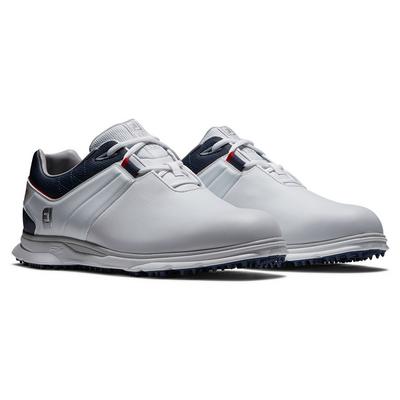 FootJoy Pro SL Golf Shoe - White/Navy/Red - thumbnail image 4