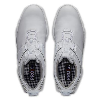 FootJoy Pro SL BOA Golf Shoe - White/Grey - thumbnail image 6