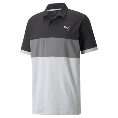 Puma Cloudspun Highway Golf Polo - Black - thumbnail image 1