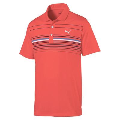 Puma MATTR Canyon Golf Polo - Red - thumbnail image 1