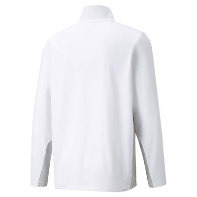 Puma Gamer 1/4 Zip Golf Sweater - White - thumbnail image 2