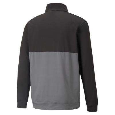 Puma Gamer Colourblock 1/4 Zip Golf Sweater - Black  - thumbnail image 2