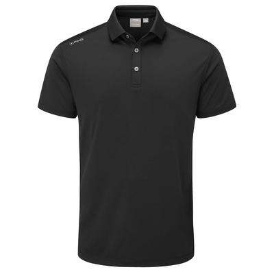 Ping Lindum Golf Polo Shirt - Black - thumbnail image 1