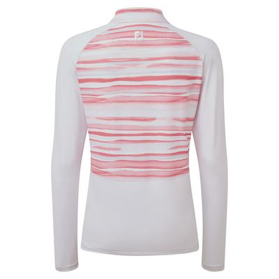 FootJoy Womens Half-Zip Jersey Watercolour Golf  Midlayer Sweater - thumbnail image 2