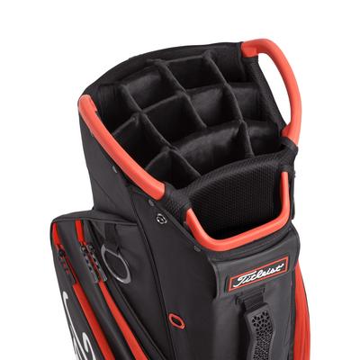 Titleist Cart 14 Golf Cart Bag - Black/Red - thumbnail image 4