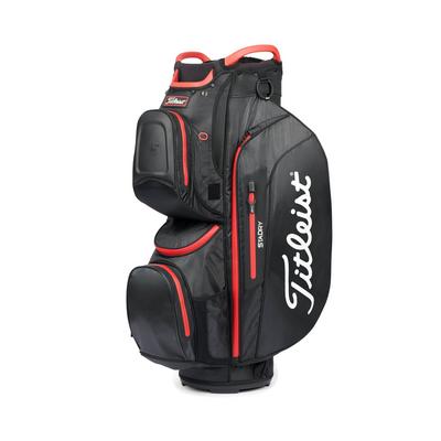 Titleist Cart 15 StaDry Golf Cart Bag - Black/Red