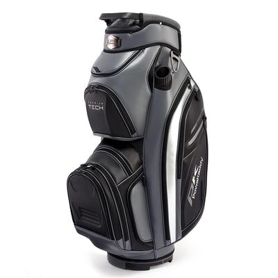 PowaKaddy Prem Tech Golf Cart Bag - Gun Metal/Black/Silver