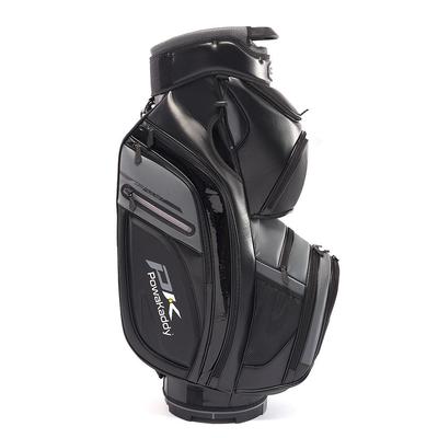 PowaKaddy Prem Tech Golf Cart Bag - Black/Gun Metal - thumbnail image 2