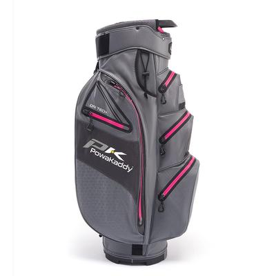 PowaKaddy Dri-Tech Waterproof Golf Cart Bag - Gun Metal/Hot Pink - thumbnail image 2