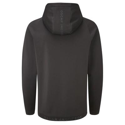 Oscar Jacobson Travis Golf Hoodie - Black - thumbnail image 2