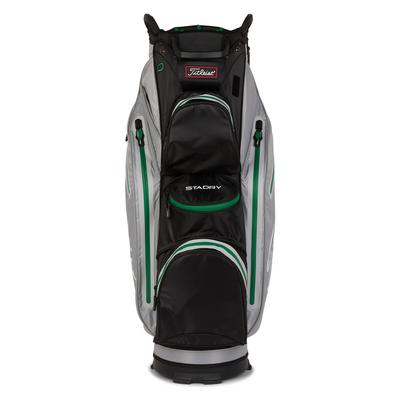 Titleist StaDry Waterproof 14 Way Golf Cart Bag - Grey/Black/Green - thumbnail image 2