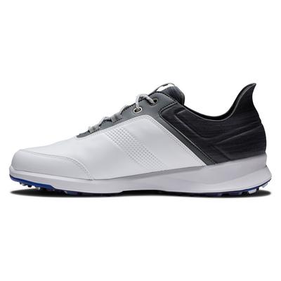 FootJoy Stratos Golf Shoe - White/Charcoal/Blue jay - thumbnail image 2