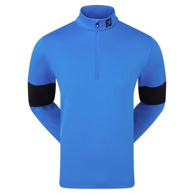 FootJoy Ribbed Chillout XP Golf Sweater - Sapphire/Black - thumbnail image 1