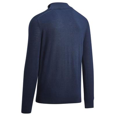 Callaway 1/4 Zip Merino Wool Tour Logo Golf Sweater - Navy - thumbnail image 2