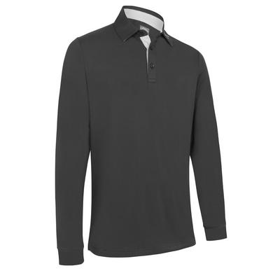 Callaway Long Sleeve Performance Tour Logo Golf Polo