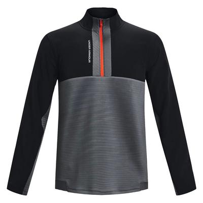 Under Armour Men's UA Storm Daytona Zip Golf Sweater - Pitch Grey