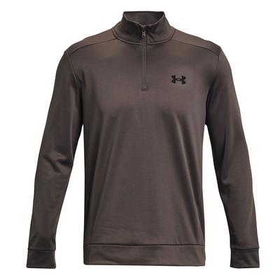 Under Armour Mens Armour Fleece 1/4 Zip Golf Sweater - Brown