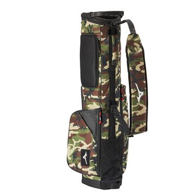 Mizuno Scratch Golf Carry Bag - Woodland Camo/Black - thumbnail image 2