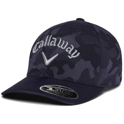 Callaway Jacquard Camo Golf Cap - Navy - thumbnail image 2