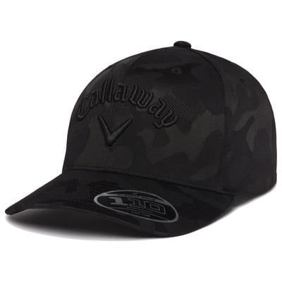 Callaway Jacquard Camo Golf Cap - Black