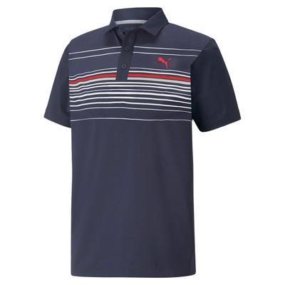 Puma MATTR Canyon Golf Polo - Navy Blazer/Ski Patrol - thumbnail image 1