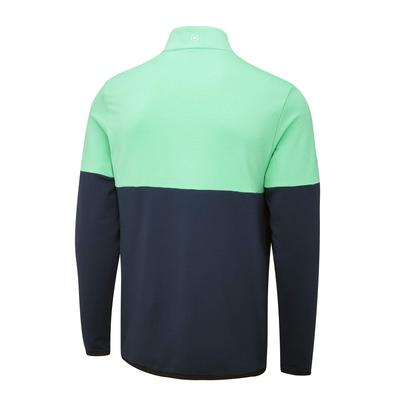 Ping Nexus Half Zip Golf Midlayer Fleece - Oxford Blue/Aqarius - thumbnail image 2