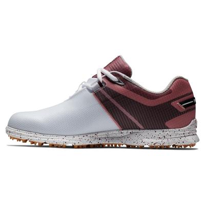 Footjoy Pro|SL Sport Womens Golf Shoes - White/Black/Burgundy - thumbnail image 2