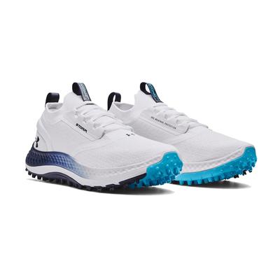 Under Armour UA Charged Phantom Spikeless Golf Shoes - White - thumbnail image 4