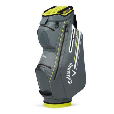 Callaway Golf Chev Dry 14 Waterproof Cart Bag - Charcoal/Flo Yellow - thumbnail image 1