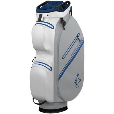 Callaway Chase 14 Dry Waterproof Golf Cart Bag - White/Silver/Royal