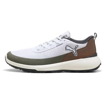 Puma Gruve Sport Golf Shoes - Puma White/Fudge/Dark Sage