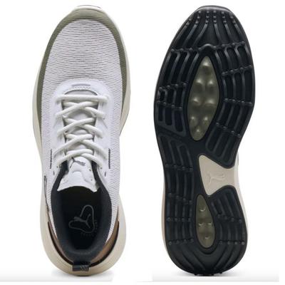 Puma Gruve Sport Golf Shoes - Puma White/Fudge/Dark Sage - thumbnail image 5